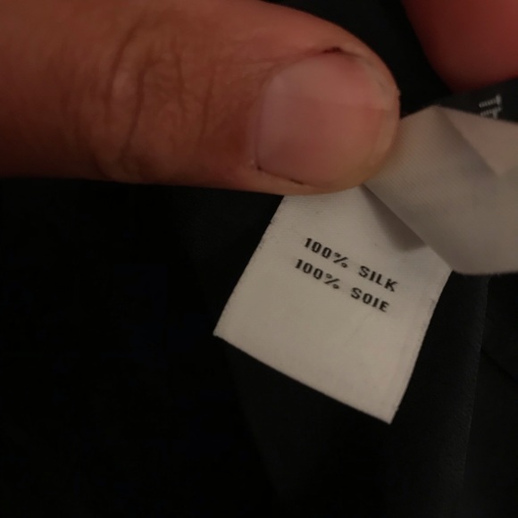 Black Silk Diane von Furstenberg Blouse - Picture 4 of 4